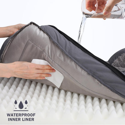 Rivosta™ XL Dog Sofa Bed | Large Orthopedic Egg-Crate Foam Pet Couch with Waterproof Lining & Non-Slip Base – Washable Cover