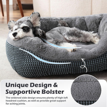 Rivosta™ CozyNest Orthopedic Pet Bed – Small | Ultra-Soft, Calming & Washable Pet Bed