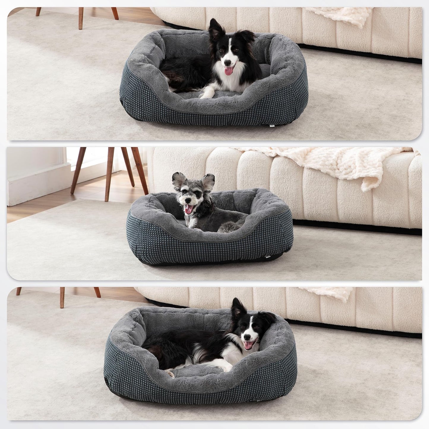 Rivosta™ CozyNest Orthopedic Pet Bed – Small | Ultra-Soft, Calming & Washable Pet Bed